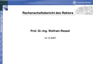 rechenschaftsbericht des rektors