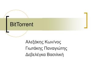 bittorrent
