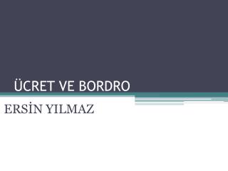 cret ve bordro