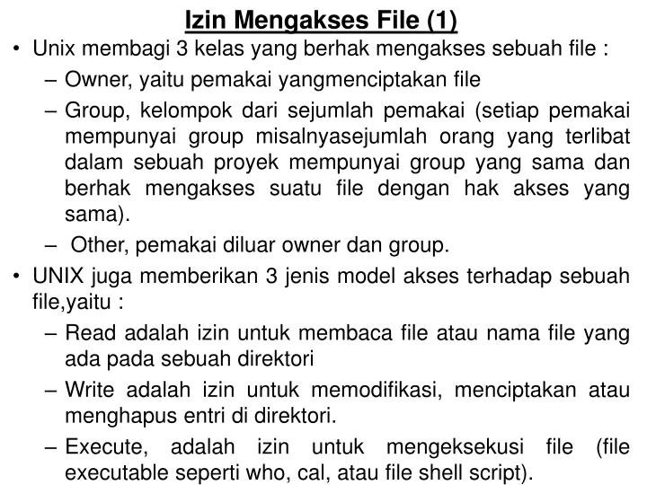 izin mengakses file 1