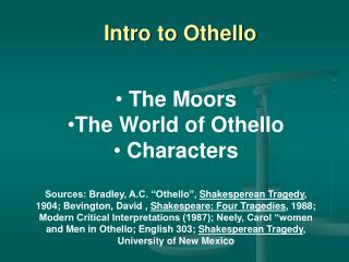 Intro to Othello
