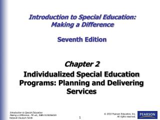 Introduction to Special Education: Making a Difference Seventh Edition