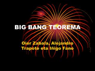 big bang teorema