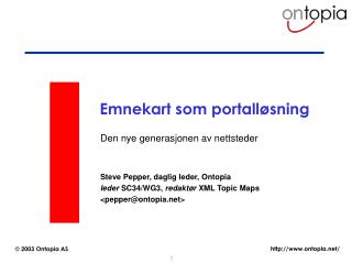emnekart som portall sning