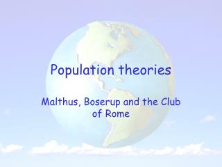 Population theories