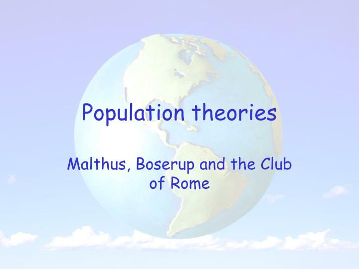 population theories