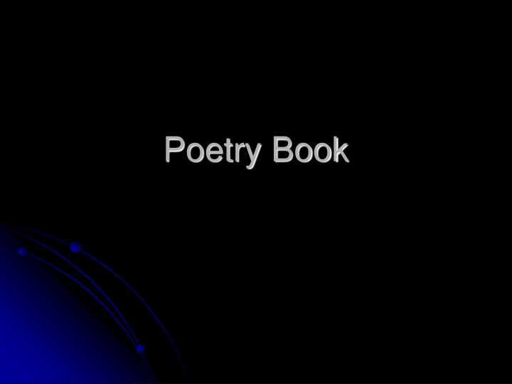 poetry book