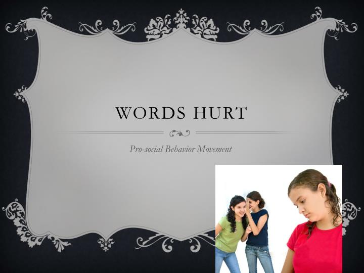 words hurt