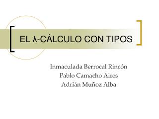 el c lculo con tipos