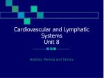 Cardiovascular and Lymphatic Systems Unit 8