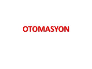 otomasyon