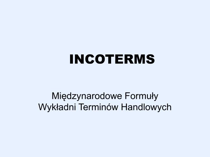 incoterms