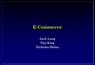 E-Commerce