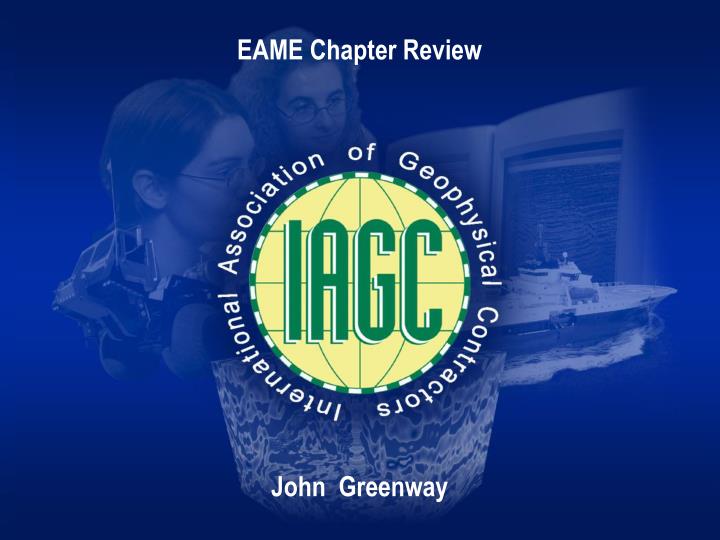 eame chapter review john greenway