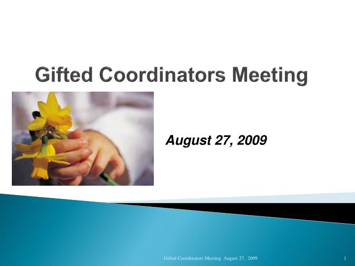 gifted coordinators meeting