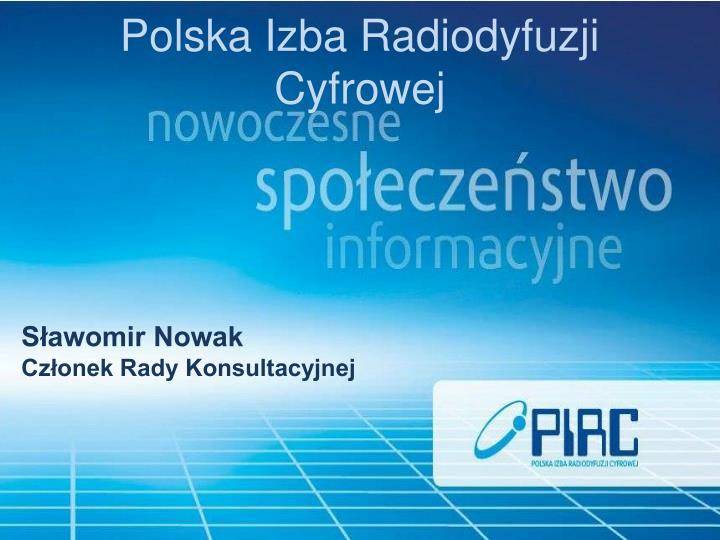 polska izba radiodyfuzji cyfrowej