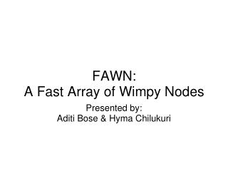 FAWN: A Fast Array of Wimpy Nodes