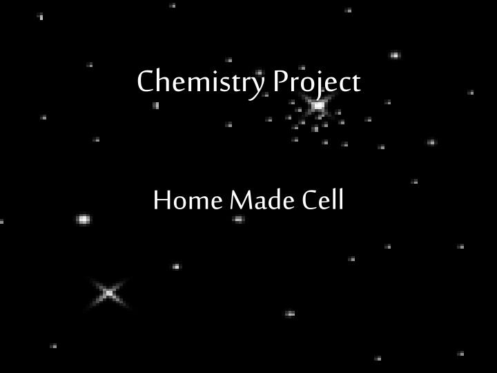 chemistry project