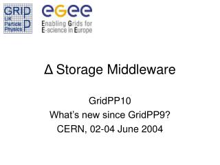 ? Storage Middleware
