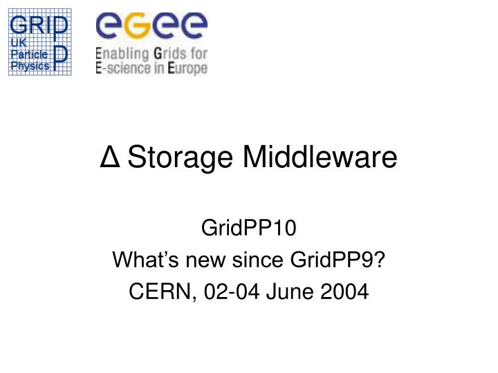storage middleware