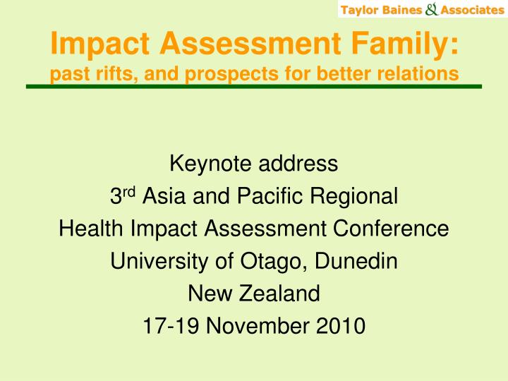 impact assessment family past rifts and prospects for better relations