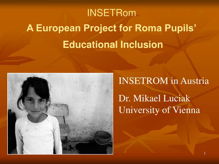 insetrom a european project for roma pupils educational inclusion