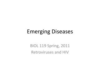 emerging diseases