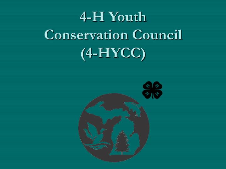 4 h youth conservation council 4 hycc
