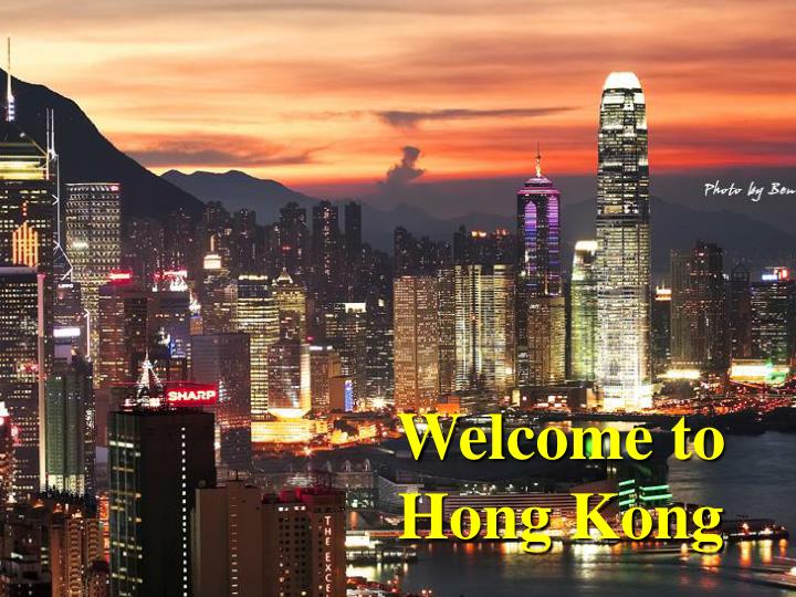 welcome to hong kong