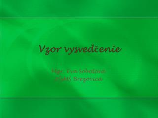 vzor vysved enie