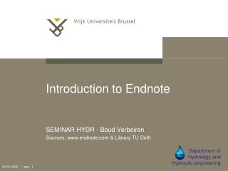 Introduction to Endnote