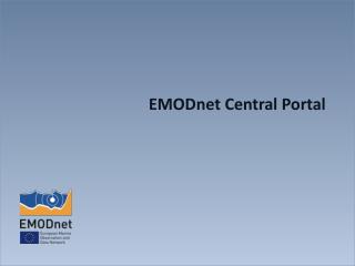 EMODnet Central P ortal