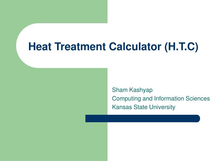 heat treatment calculator h t c
