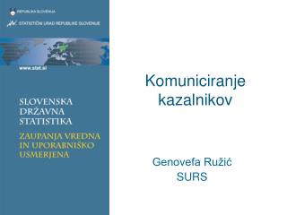 komuniciranje kazalnikov