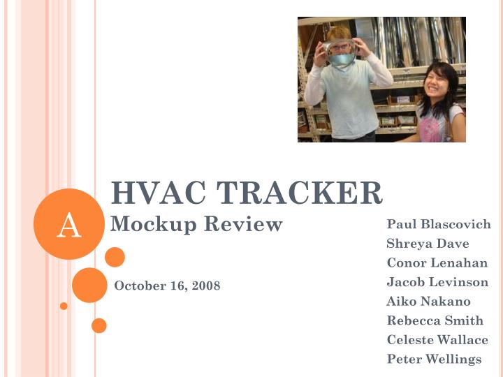 hvac tracker mockup review