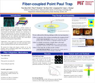Fiber-coupled Point Paul Trap