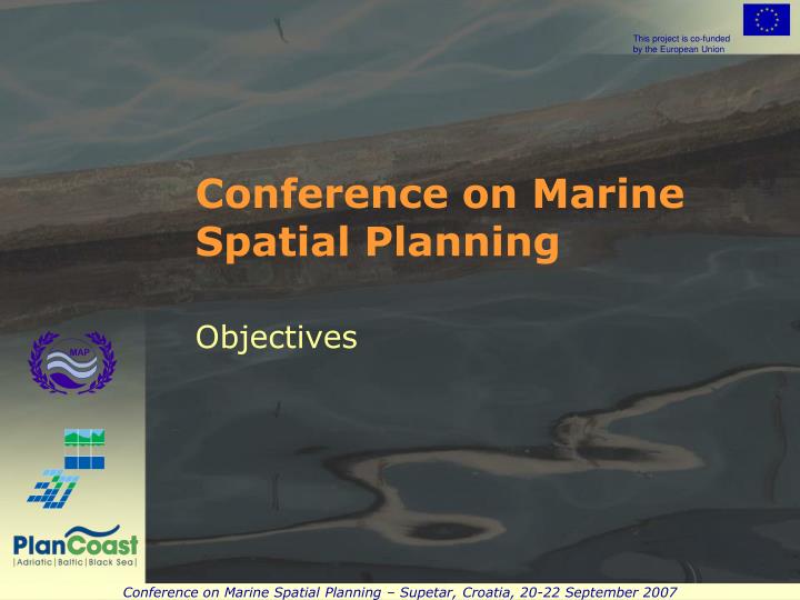 conference on marine spatial planning