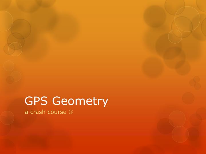 gps geometry