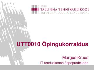 utt0010 pingukorraldus