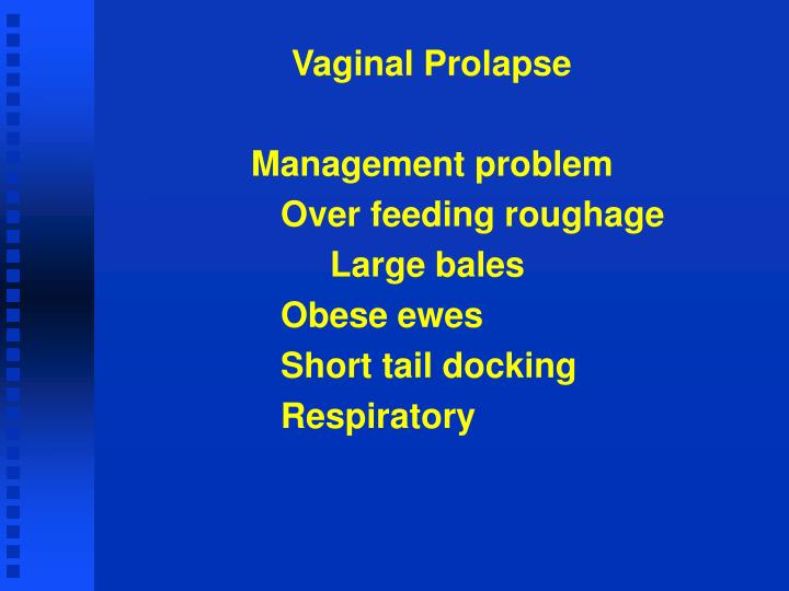 vaginal prolapse