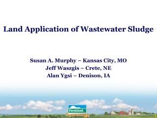 Land Application of Wastewater Sludge