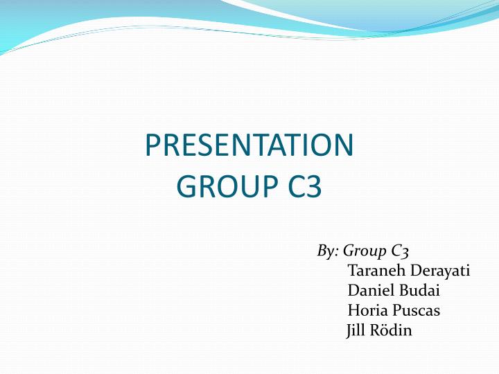 presentation group c3