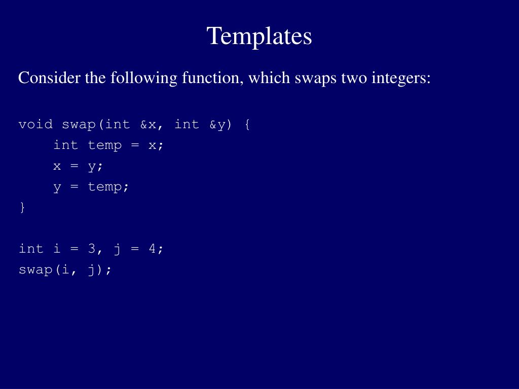 PPT - Understanding C++ Function Templates PowerPoint Presentation ...