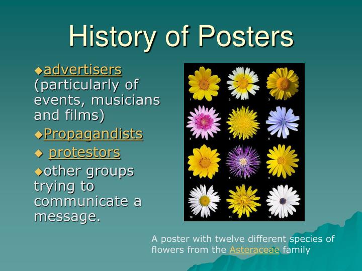 history of posters