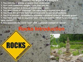 Rocks Introduction