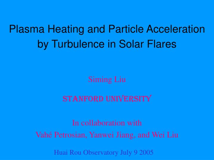 plasma heating and particle acceleration by turbulence in solar flares
