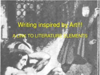 Writing inspired by Art!!!
