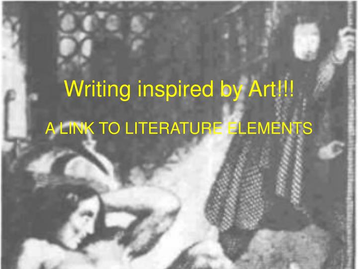 writing inspired by art