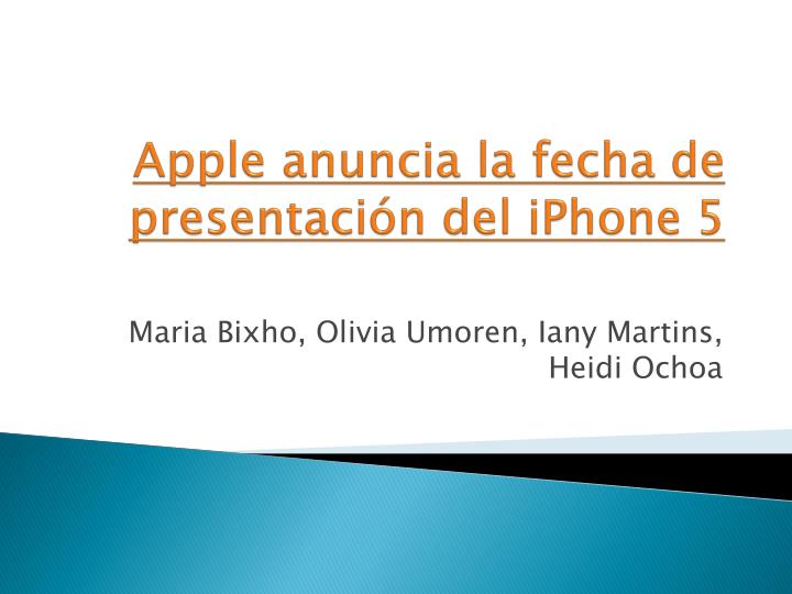 apple anuncia la fecha de presentaci n del iphone 5