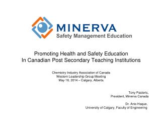 Promoting Health and Safety Education In Canadian Post Secondary Teaching Institutions